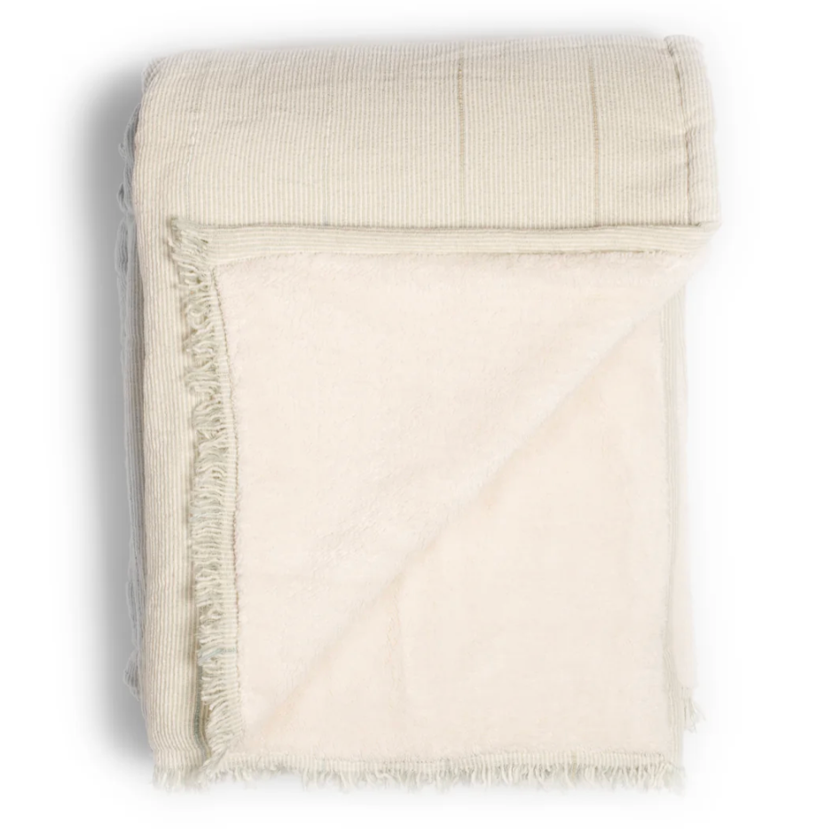 Tofino Towel Co. EVEREST SAGE Fleece Throw