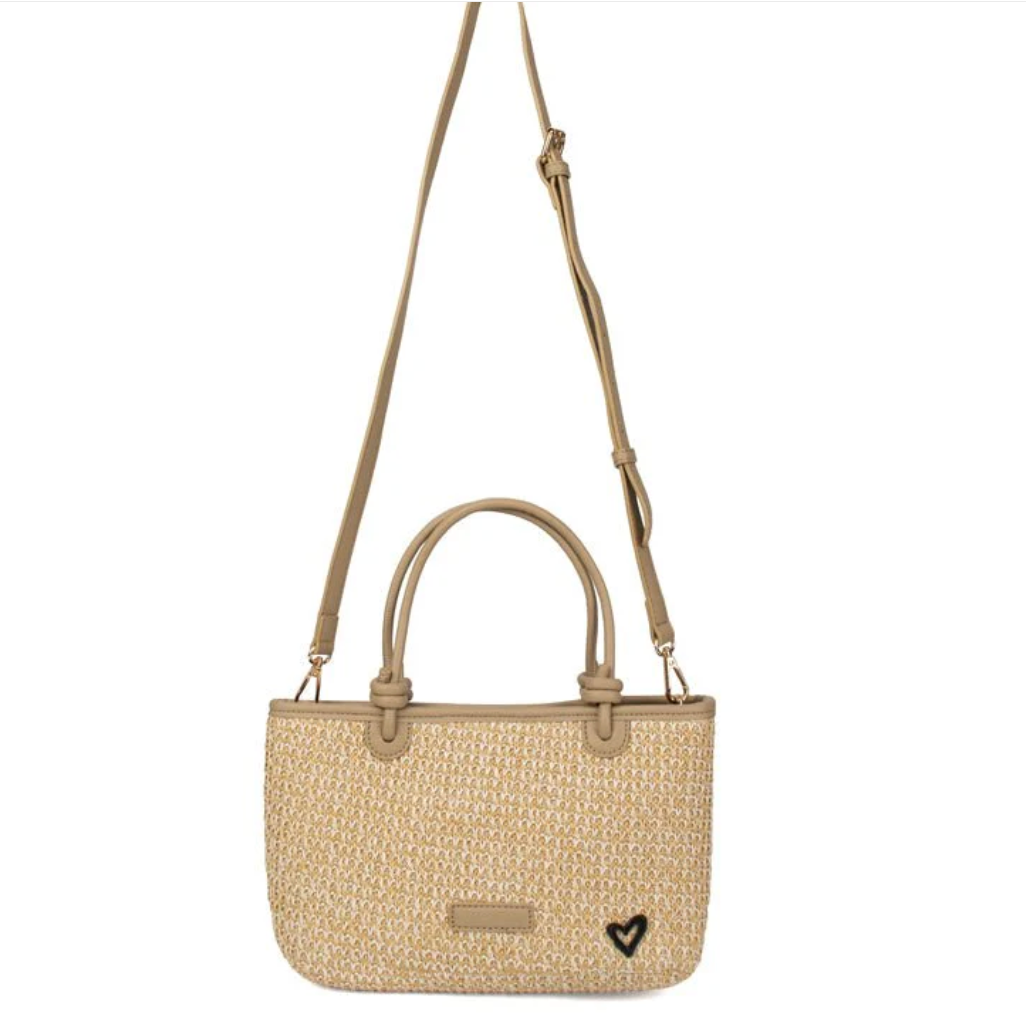 preneLOVE MONTROSE Raffia Small Crossbody Bag