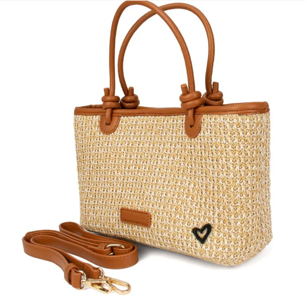 preneLOVE MONTROSE Raffia Small Crossbody Bag
