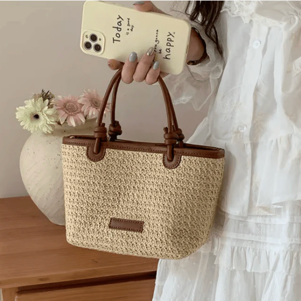 preneLOVE MONTROSE Raffia Small Crossbody Bag
