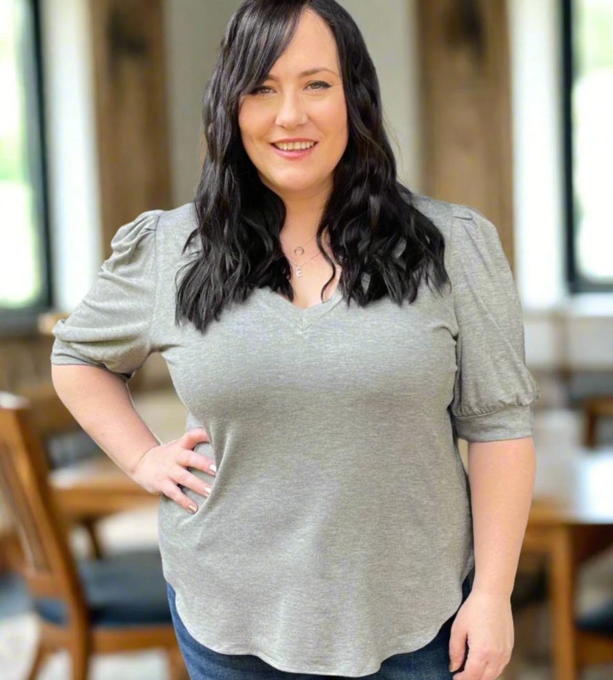 DOTTY Heather Grey Darling Tee