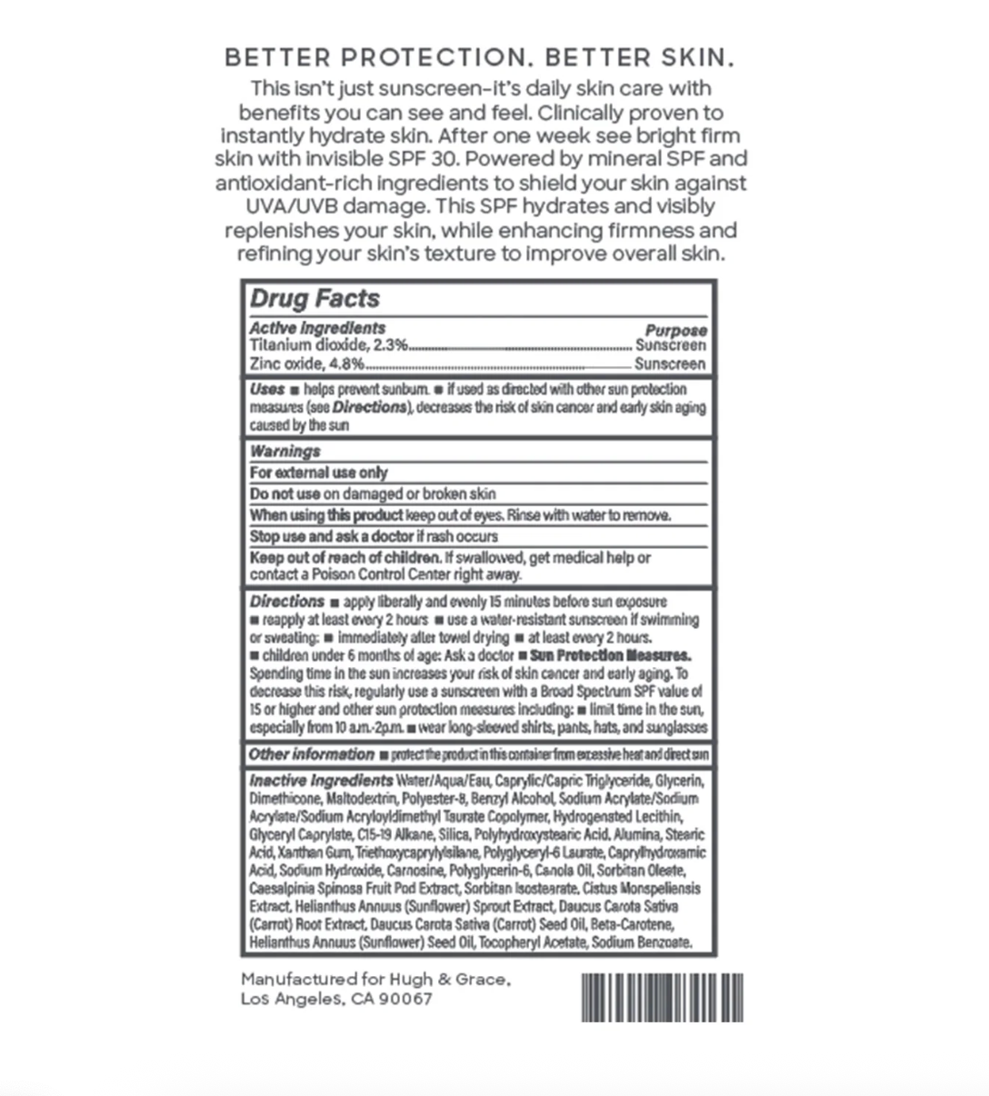 Michelle Pfile - HUGH & GRACE Sunscreen With Benefits Broad Spectrum SPF 30