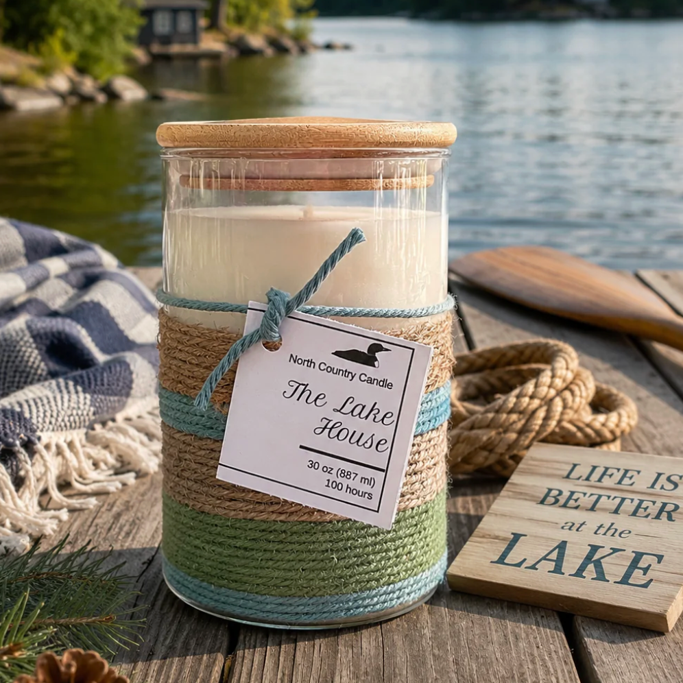 North Country Candle - 30oz ROPE CYLINDER Soy Wax Candle