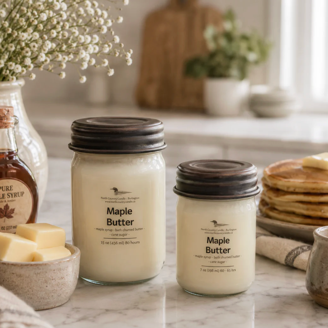 North Country Candle - MAPLE BUTTER Soy Wax Candle with Copper Lid