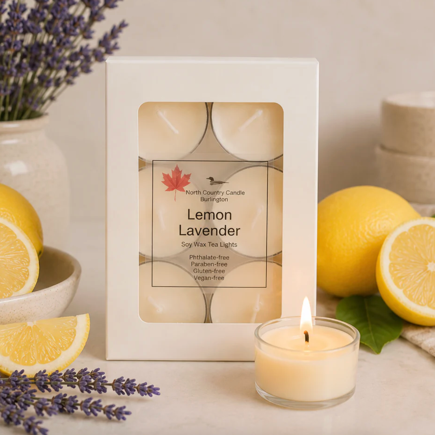 North Country Candle - Soy Wax Tea Light Candles