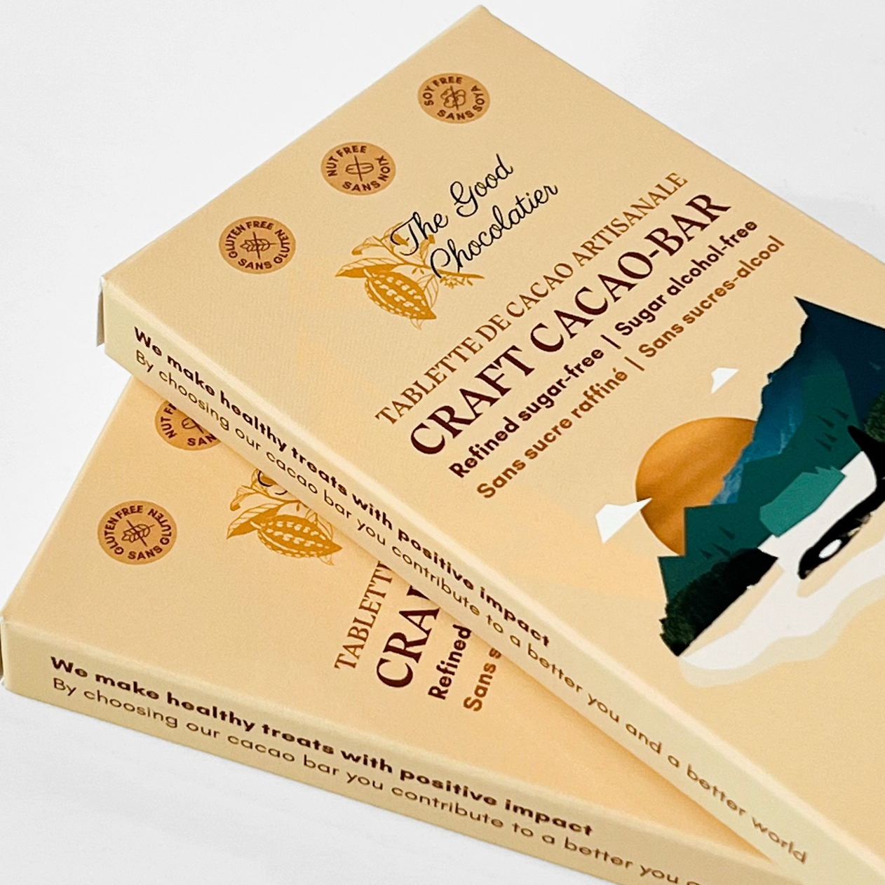 The Good Chocolatier - Salted Caramel 50% Milk Chocolate Bar