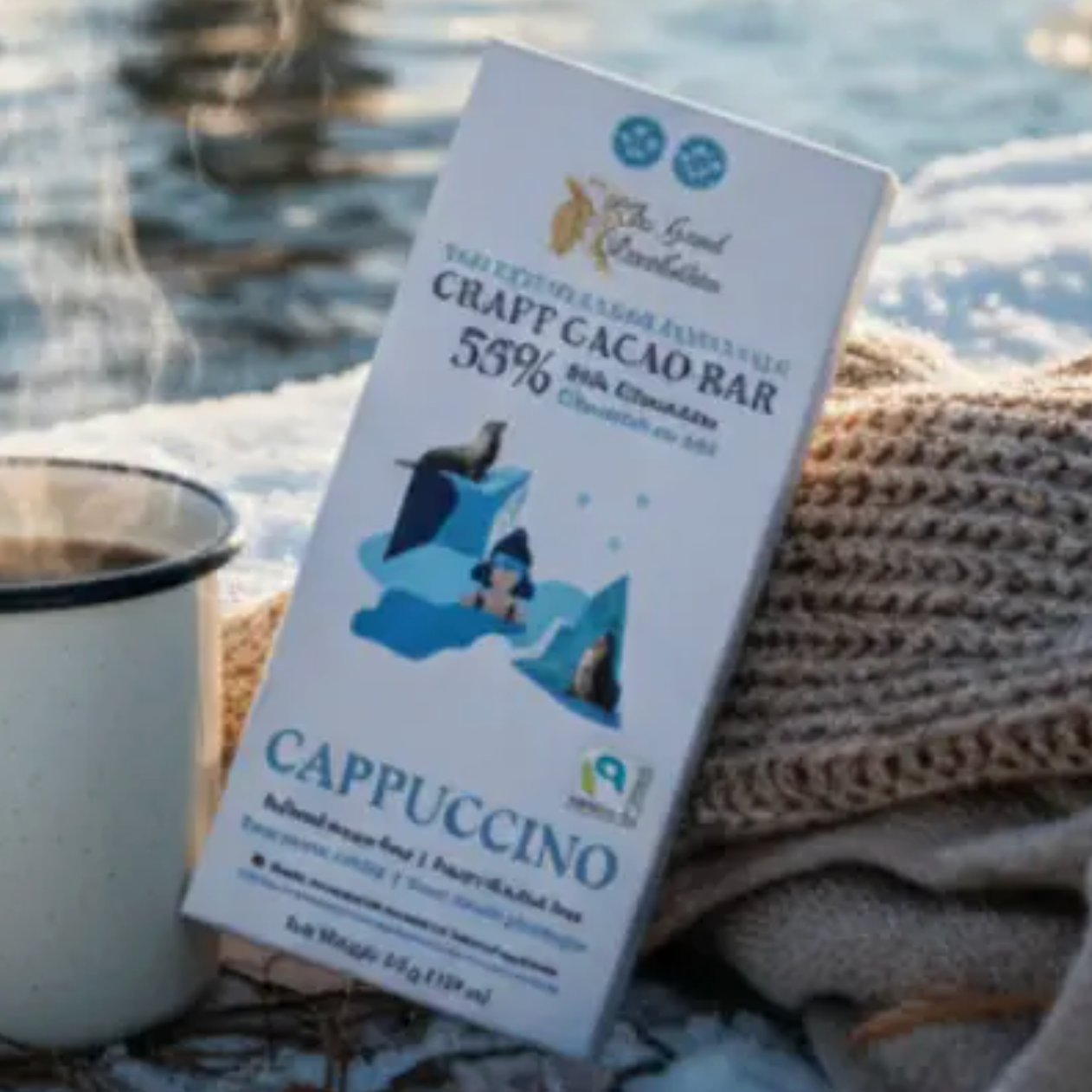 The Good Chocolatier - Cappuccino 55% Milk Chocolate Bar