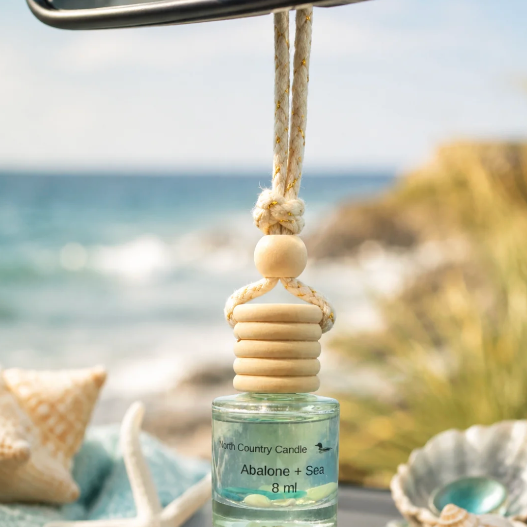 North Country Candle - Hanging Car Freshener in Abalone + Sea