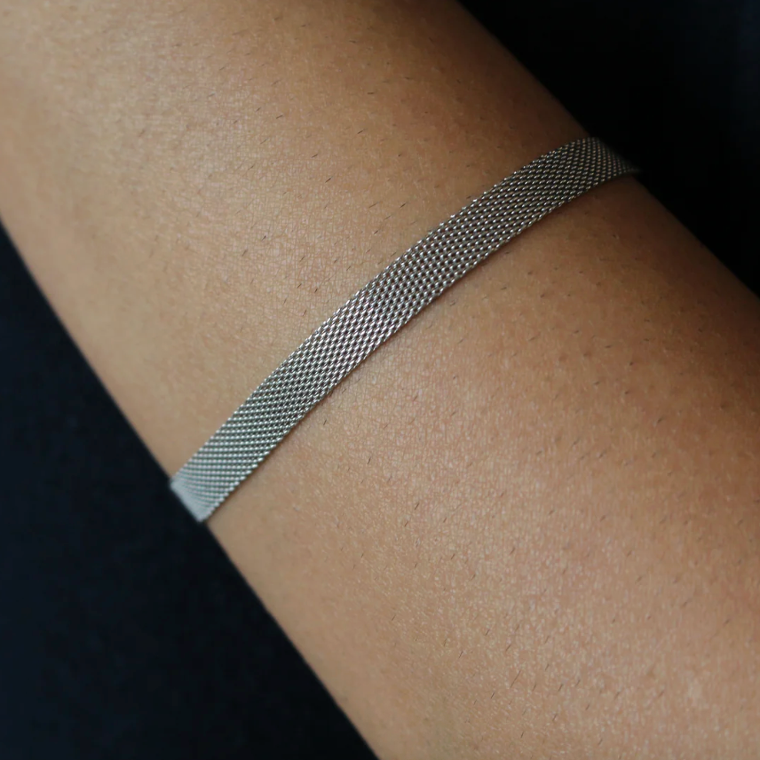 Sunbalm Jewelry - FLAT MESH Chain Bracelet