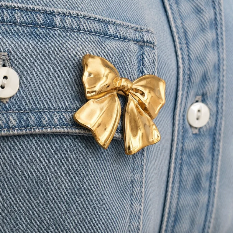 Sunbalm Jewelry - BOW Brooch
