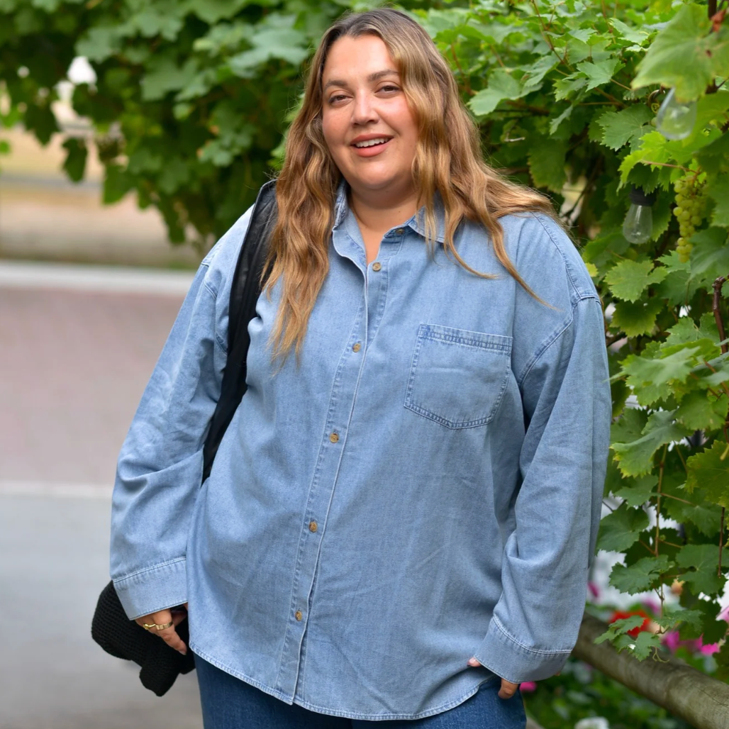 Smash & Tess LEAH Light Denim Blouse
