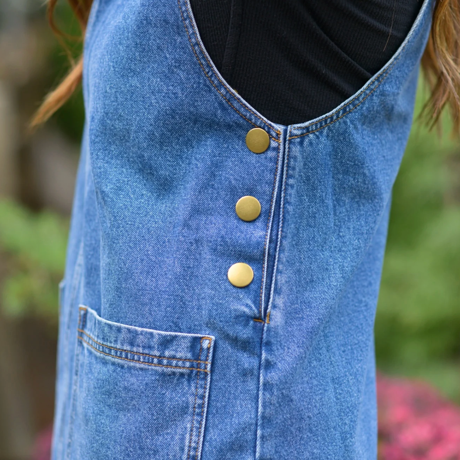 Smash & Tess LEAH Denim Overall Dress