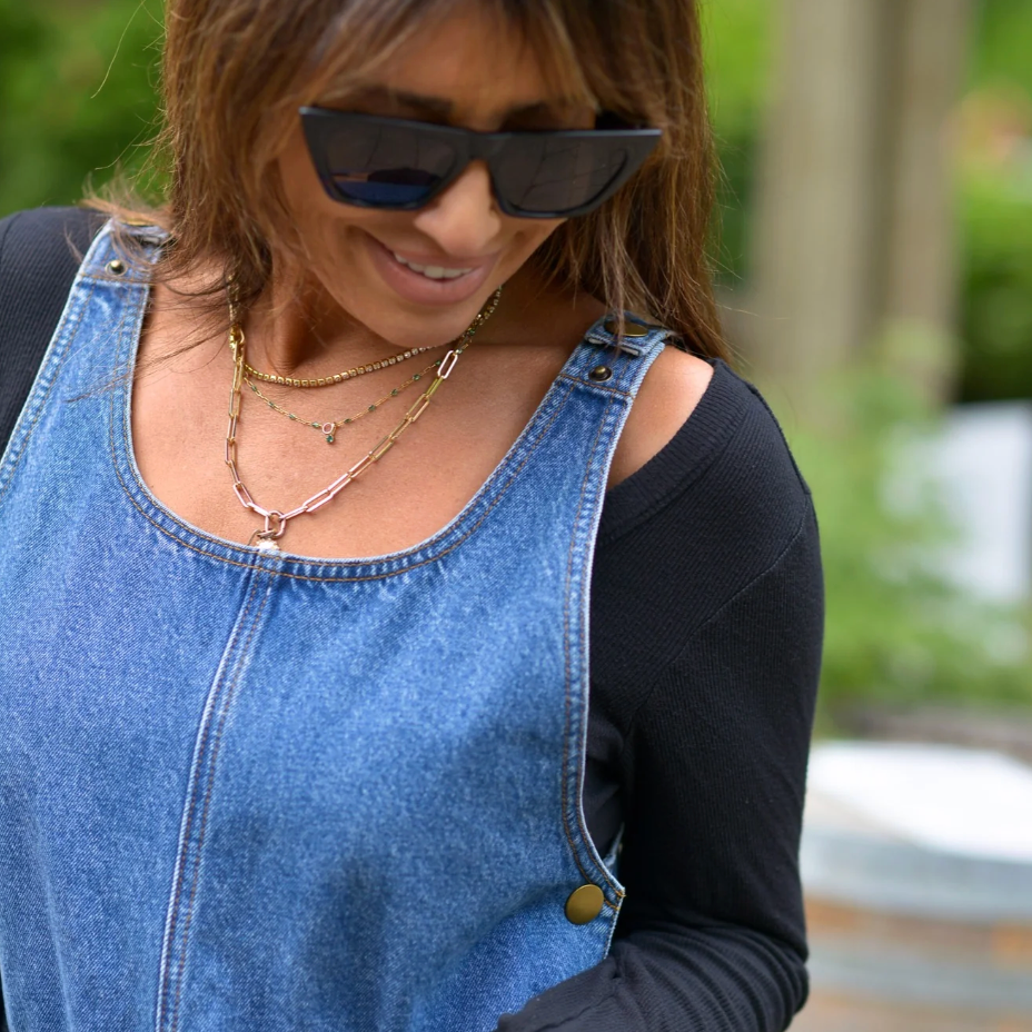 Smash & Tess LEAH Denim Overall Dress