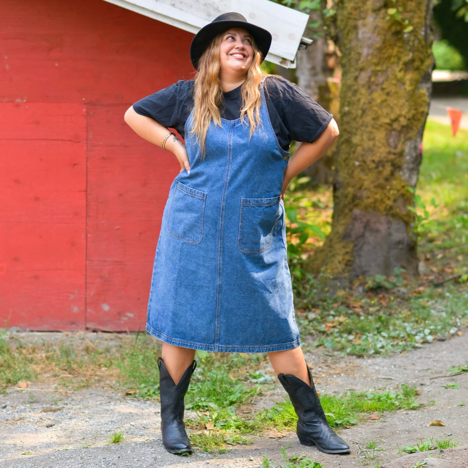 Smash & Tess LEAH Denim Overall Dress