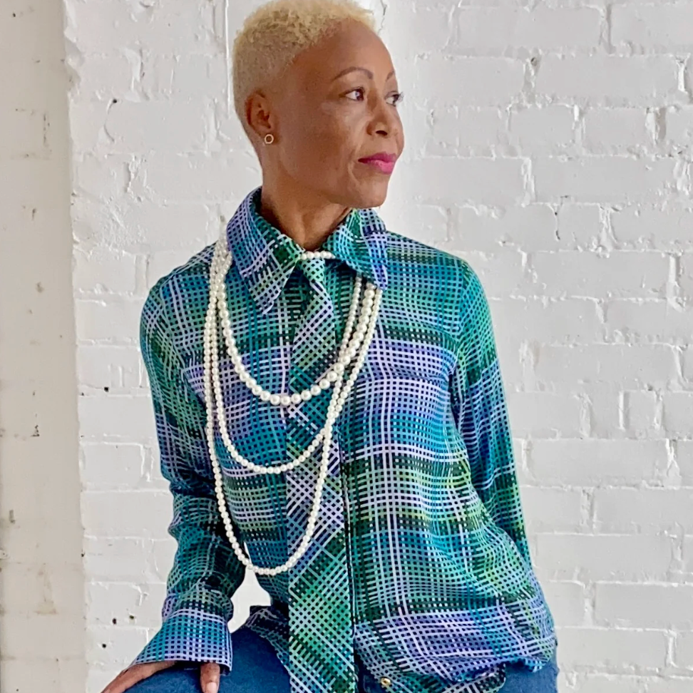 DOTTY Retro Grid Shirt