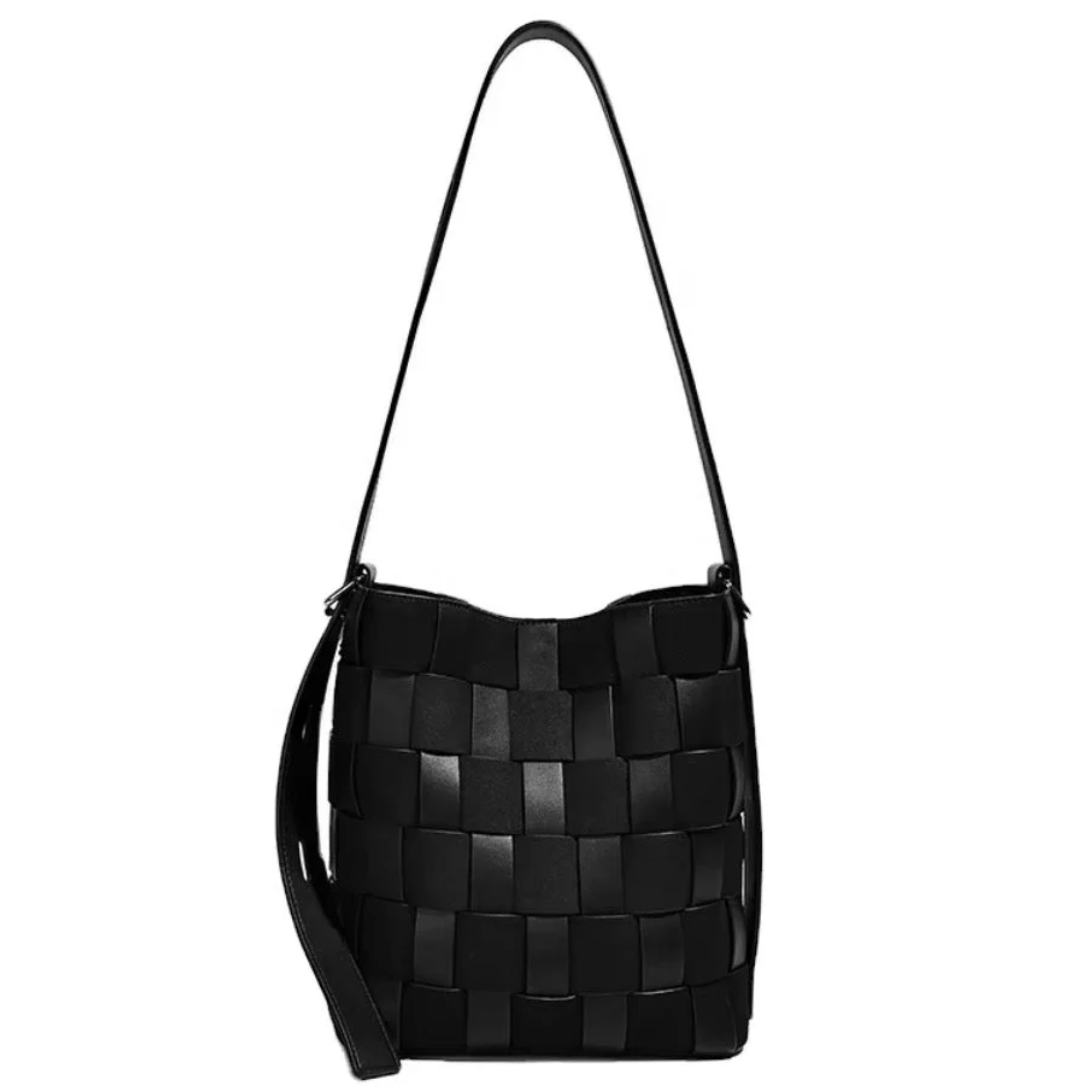 preneLOVE LAURIER Vegan Leather/Suede Shoulder Bag