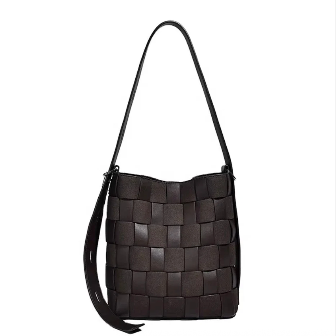 preneLOVE LAURIER Vegan Leather/Suede Shoulder Bag