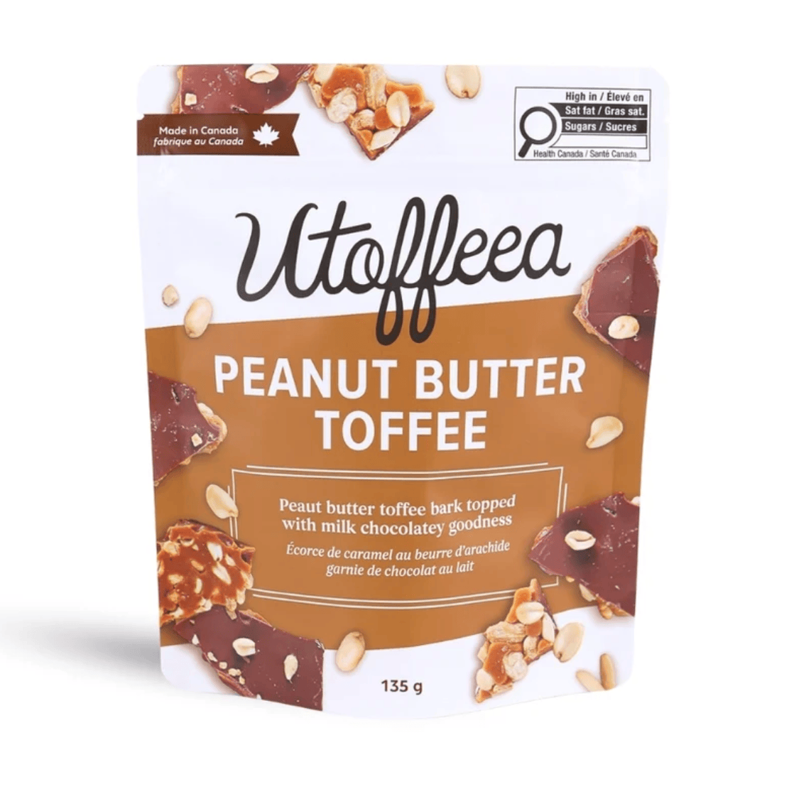 UTOFFEEA Peanut Butter Handcrafted Toffee