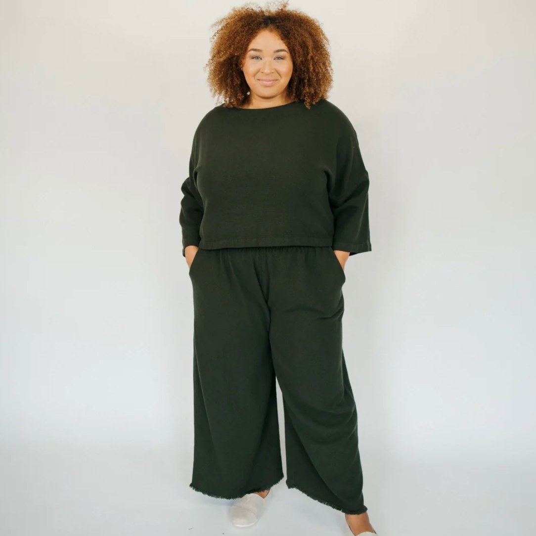 Pokoloko - Loft Cotton Palazzo Pants