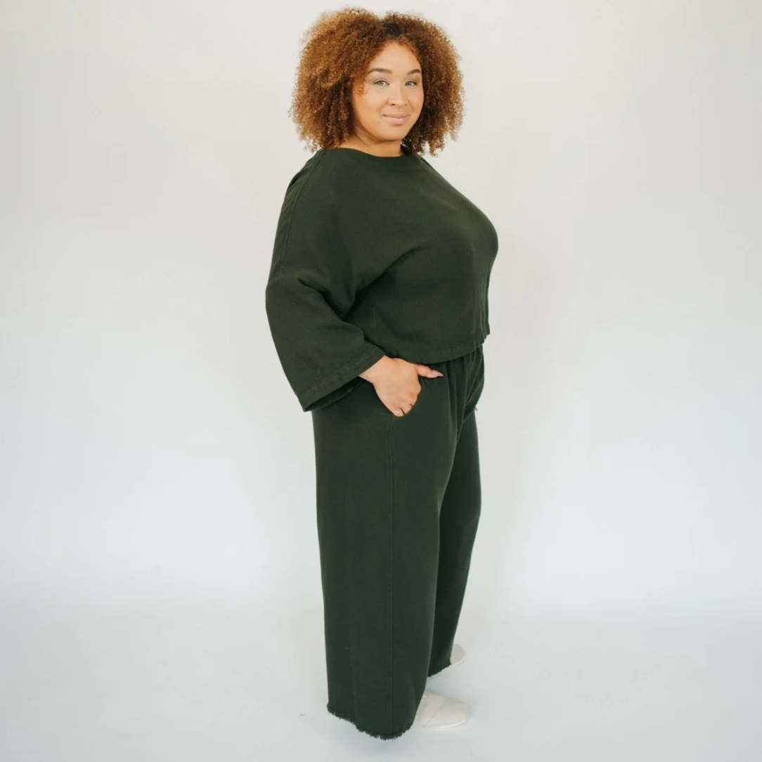 Pokoloko - Loft Cotton Palazzo Pants