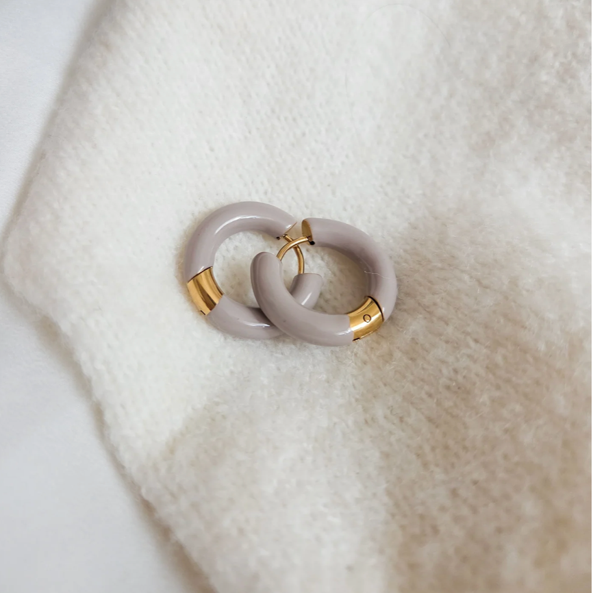 Rock Paper Pretty - FIRESIDE Hoop Earrings