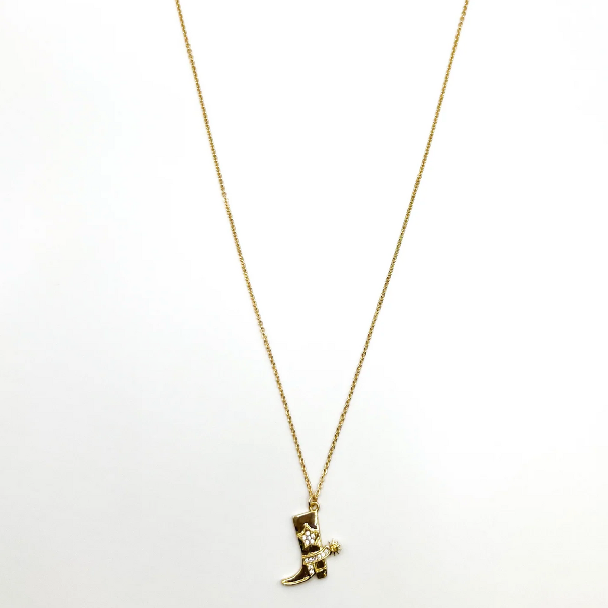 Wild Heart Collective - Cowgirl Boot Pendant Necklace