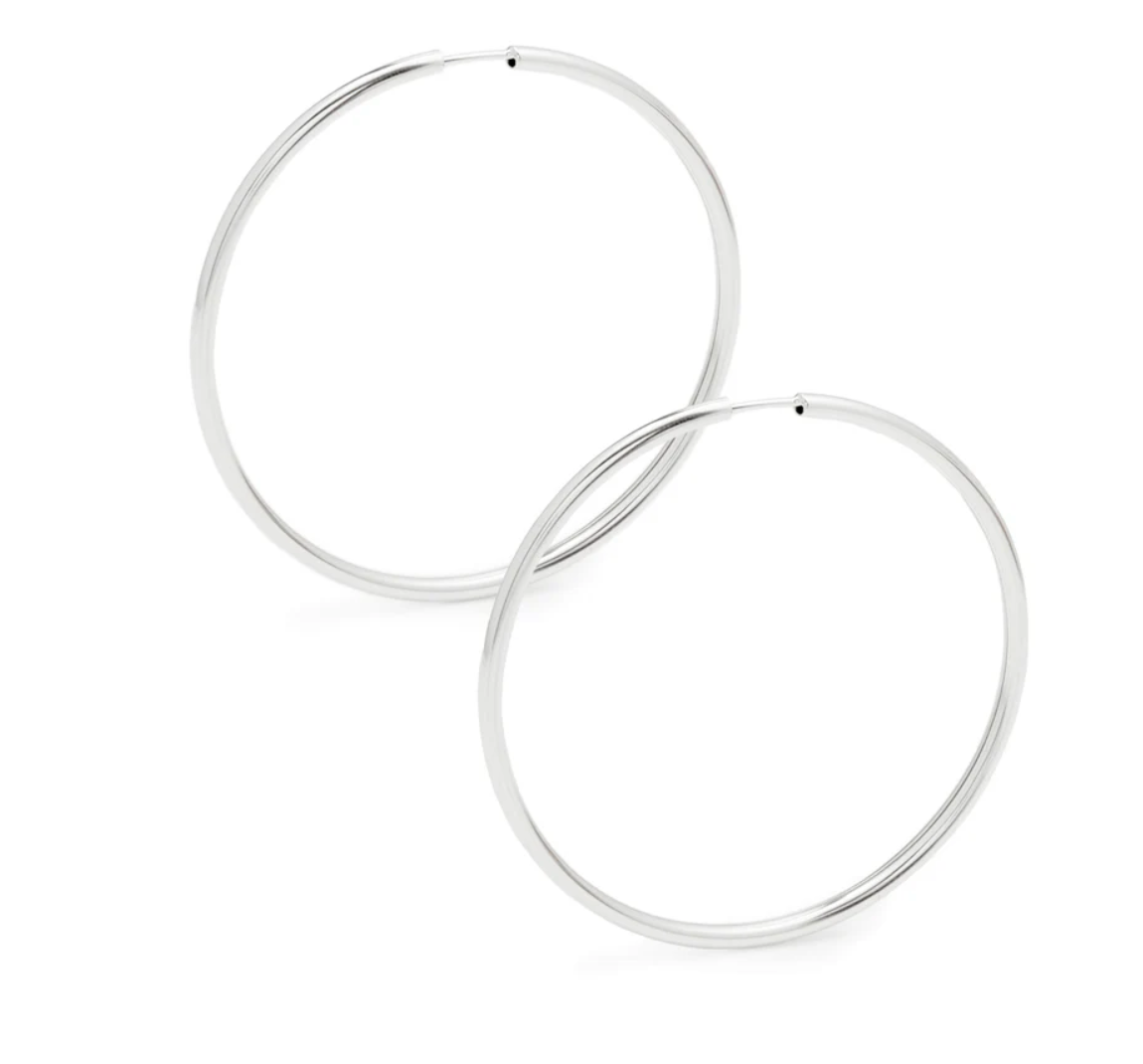 Crafted By CITRUS - Sterling Silver Hoop Earrings