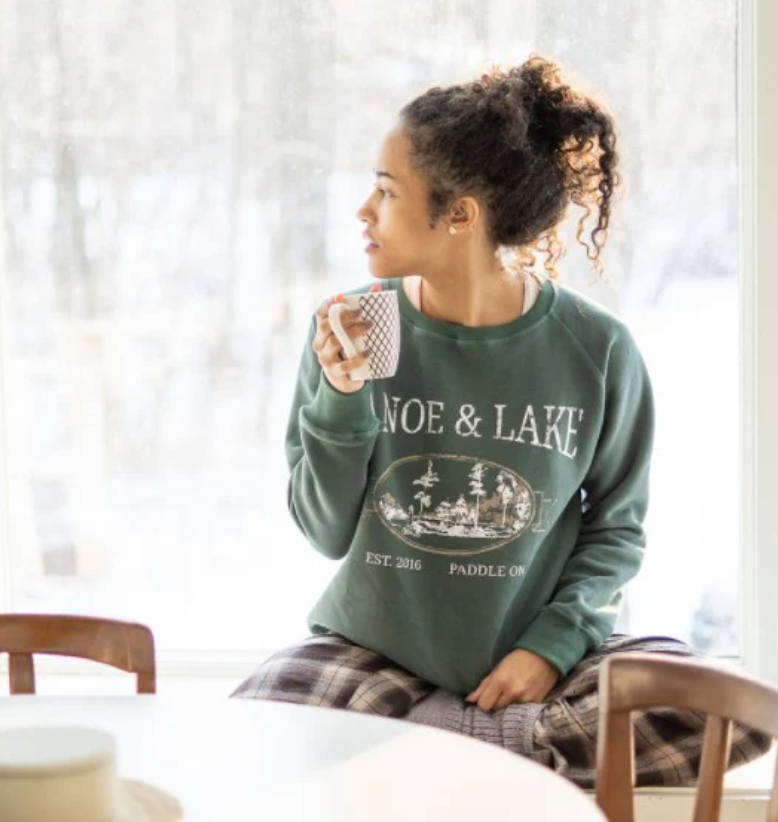 Canoe & Lake HERITAGE Crew Sweater