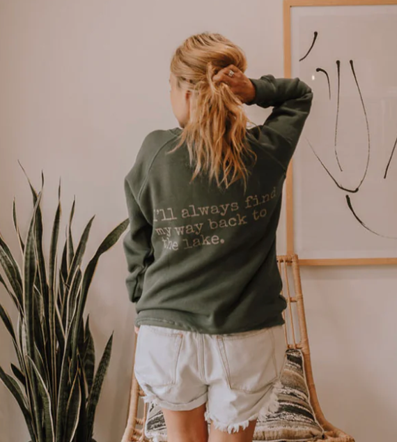 Canoe & Lake HERITAGE Crew Sweater