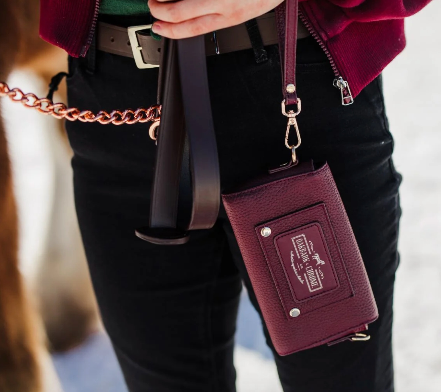 Oakbark & Chrome Rider Belt Bag