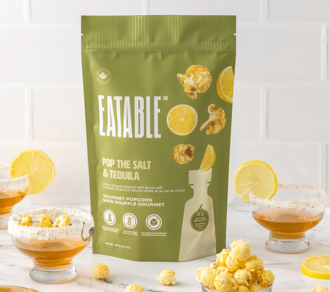 EATABLE Gourmet Popcorn - Pop The Salt & Tequila