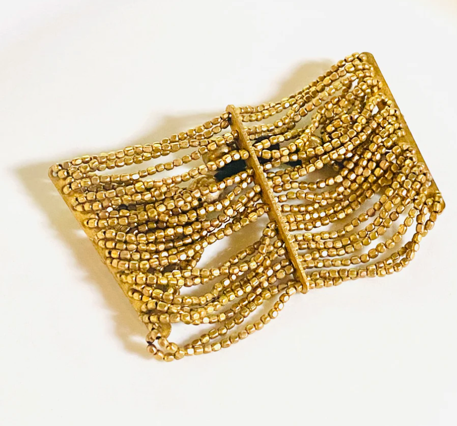 Love Not Fear OTRERA Beaded Brass Bracelet