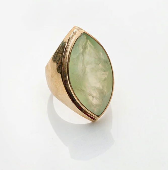 Love Not Fear HIGH PRIESTESS Gemstone Ring