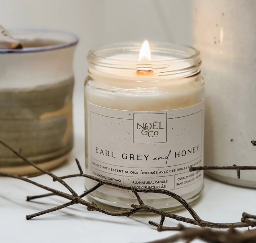 NOËL & CO Earl Grey + Honey 8oz Candle