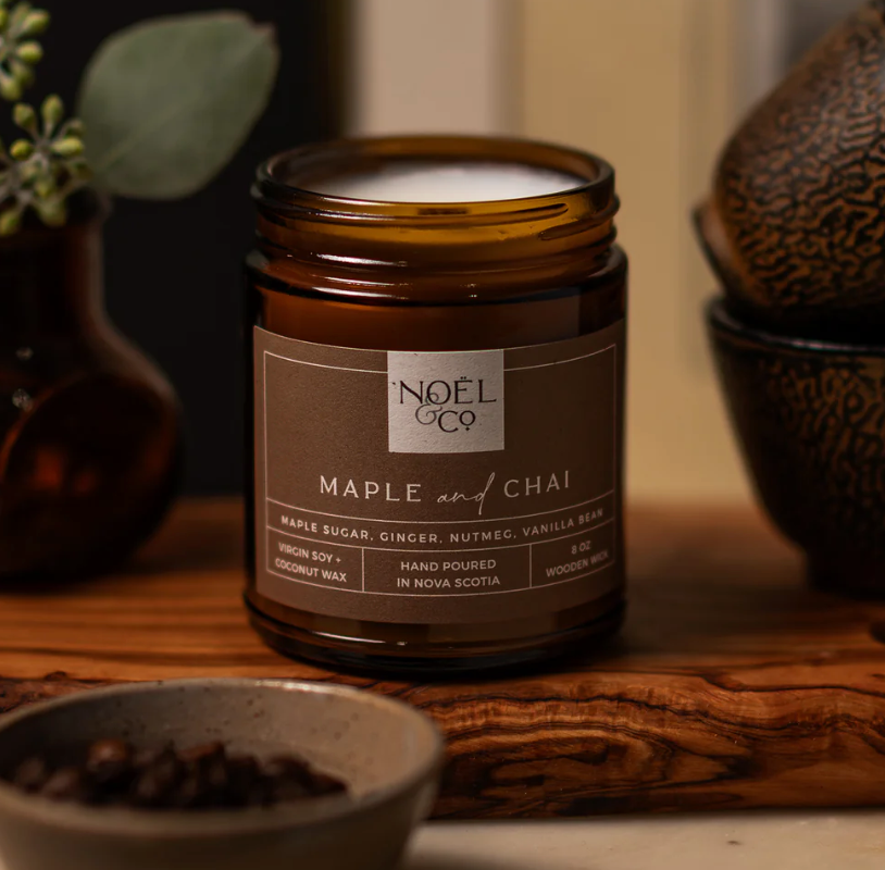 NOËL & CO Maple + Chai 8oz Candle