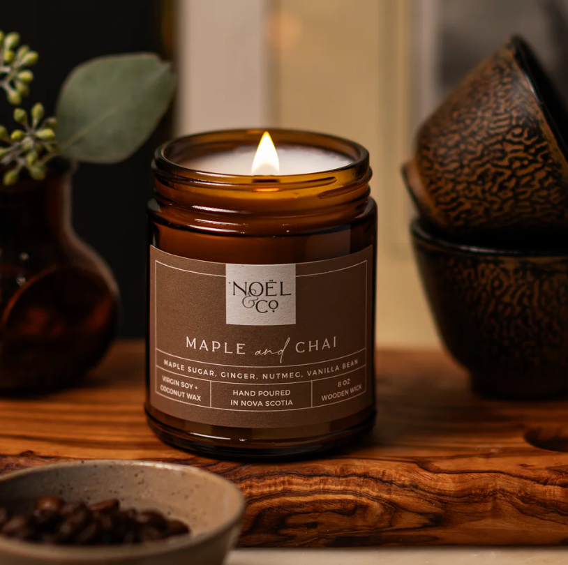 NOËL & CO Maple + Chai 8oz Candle