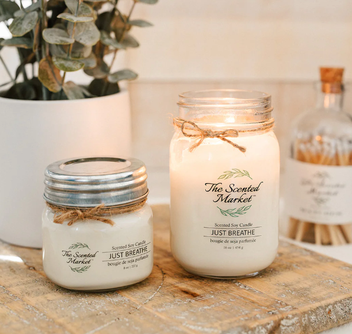 The Scented Market - Just Breathe Soy Wax Candle