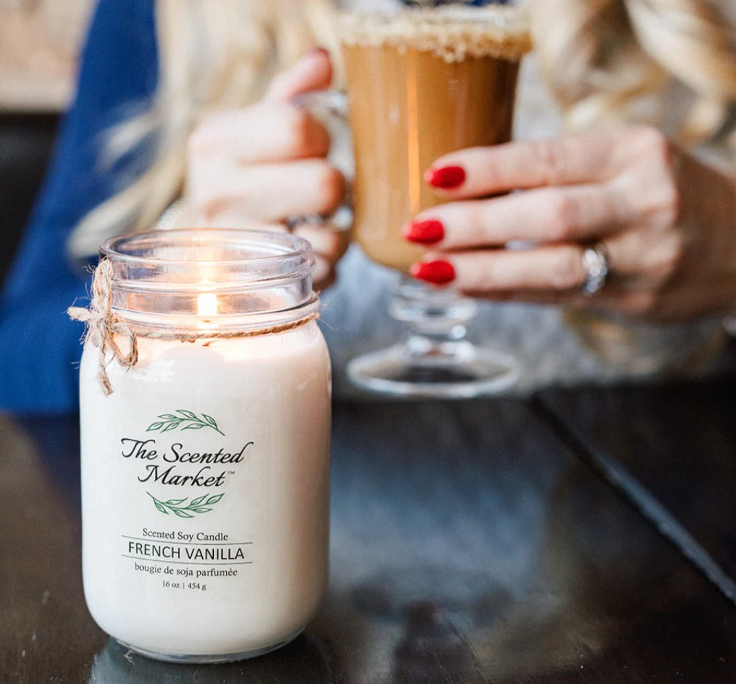 The Scented Market - French Vanilla Soy Wax Candle