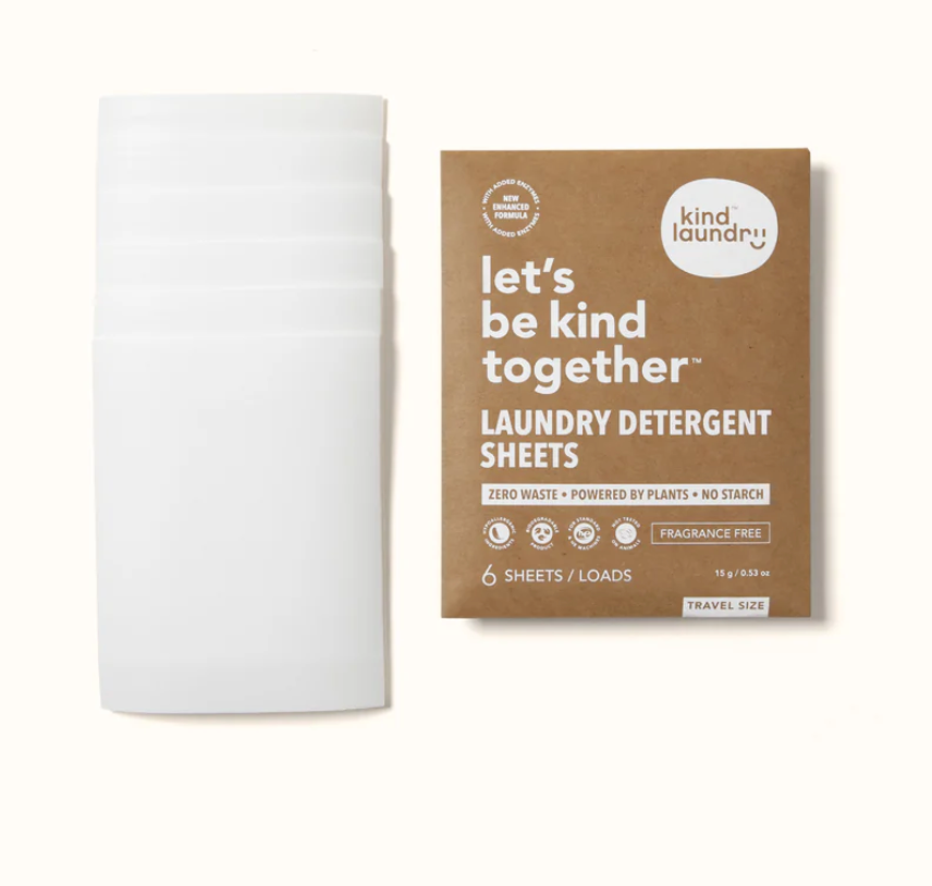 Kind Laundry Sheets Travel Pack (6 Loads)