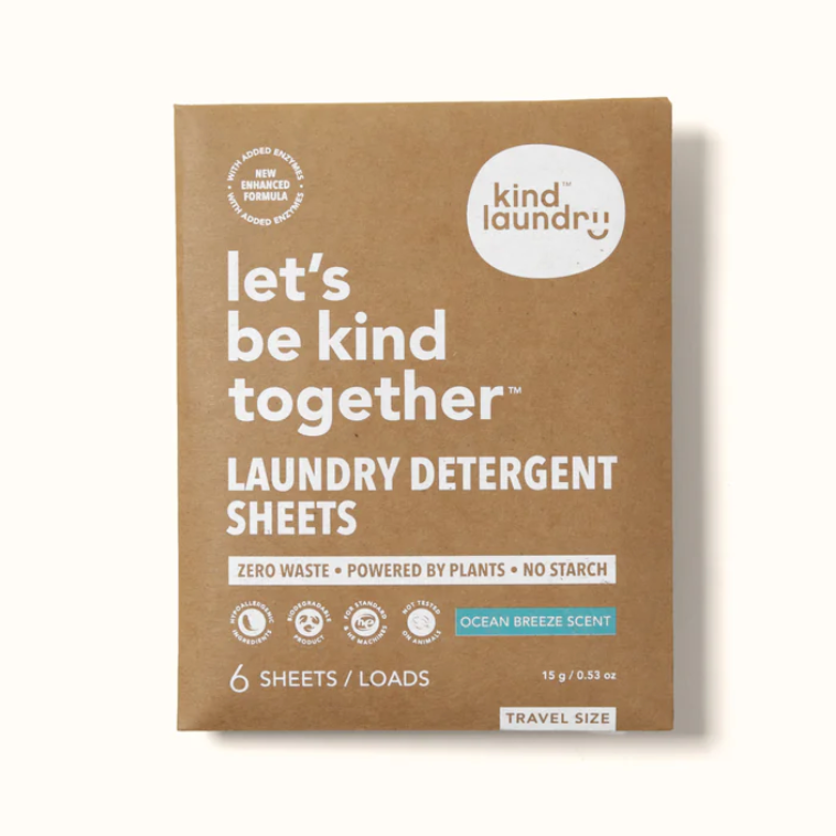 Kind Laundry Sheets Travel Pack (6 Loads)