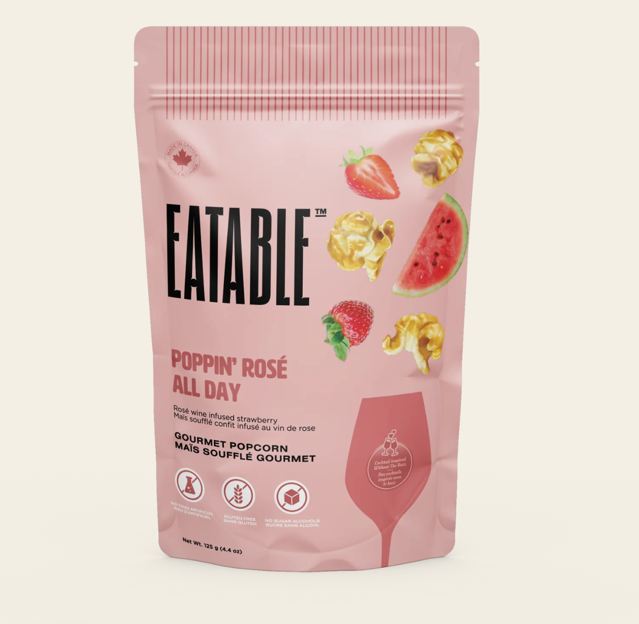 EATABLE Gourmet Popcorn - Poppin’ Rosé All Day