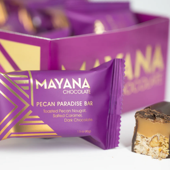 Mayana Mini Chocolate Bar - Pecan Paradise