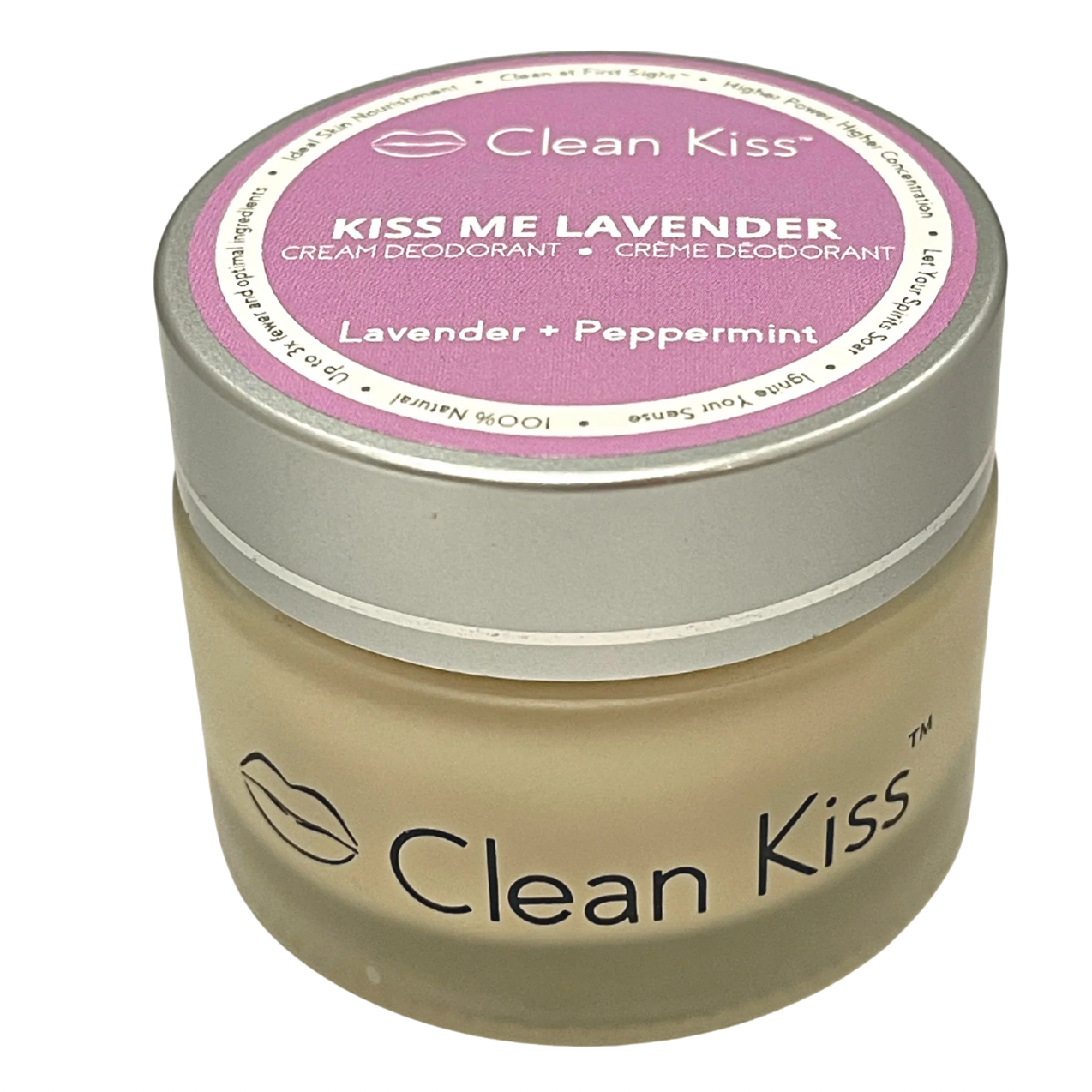 Clean Kiss Natural Deodorant - Lavender Kisses with Lavender & Peppermint