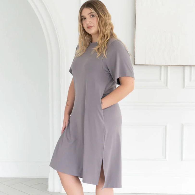 Encircled - The All Day Midi T-Shirt Dress