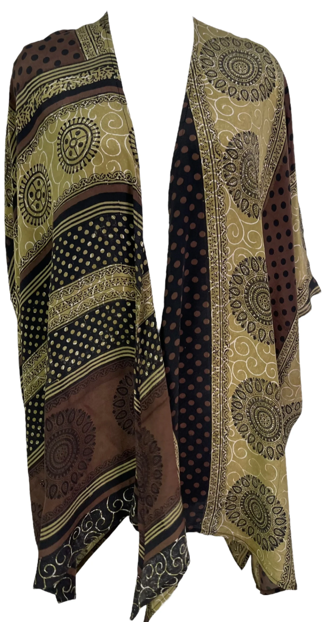 sariKNOTsari Avatar Pure Silk Cardigan