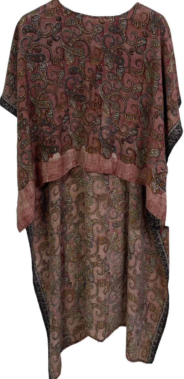Paisley print kaftan dress, screenshot August 10, 2025