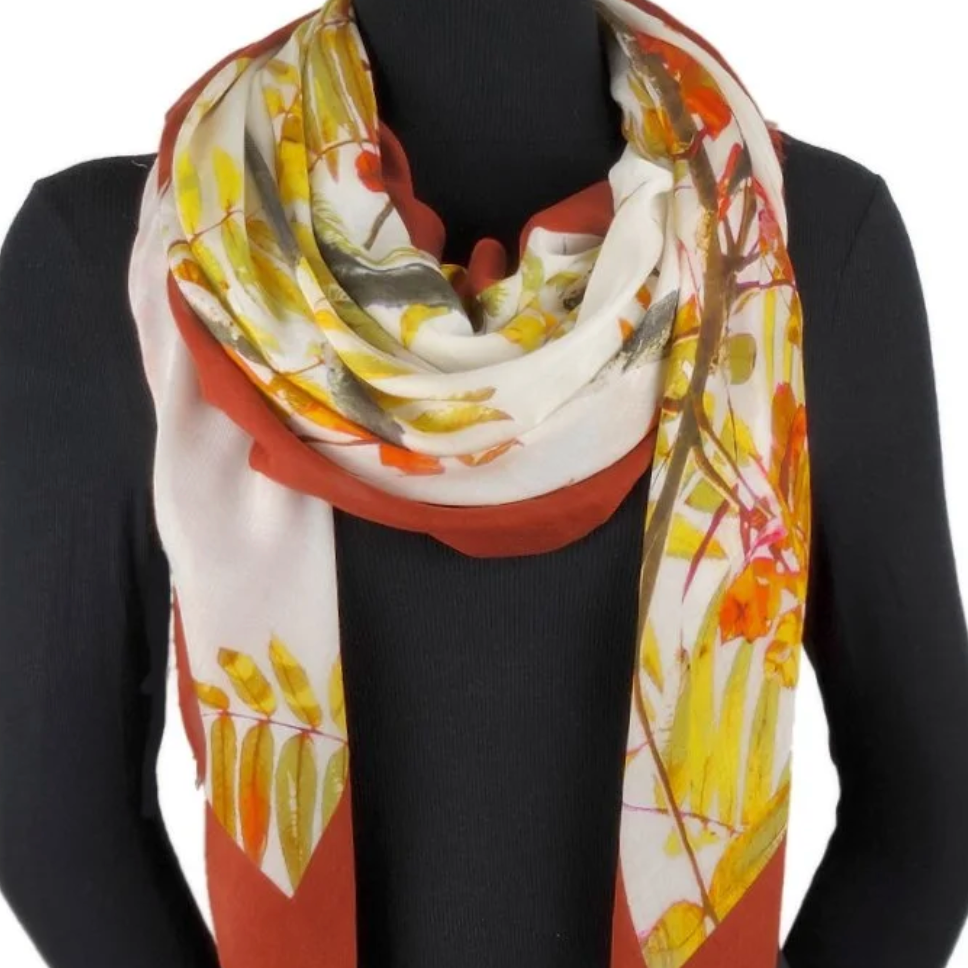 LOLILI Fine Art Scarf - Sumac