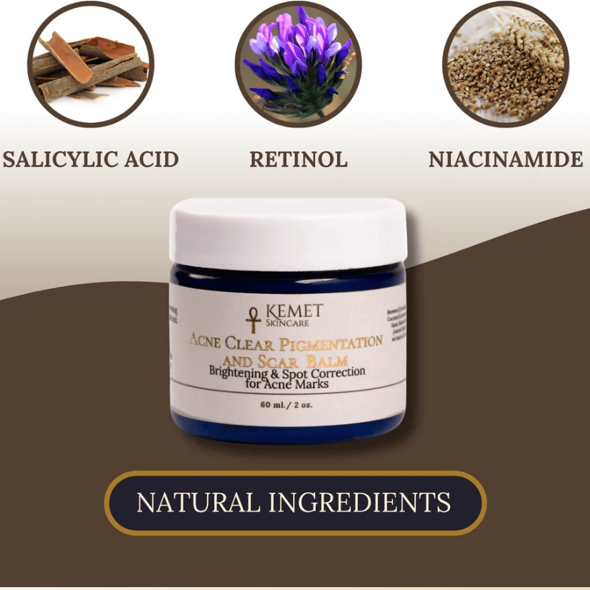 Kemet Skincare Acne Clear Balm with natural ingredients (Screenshot 2025-08-13)