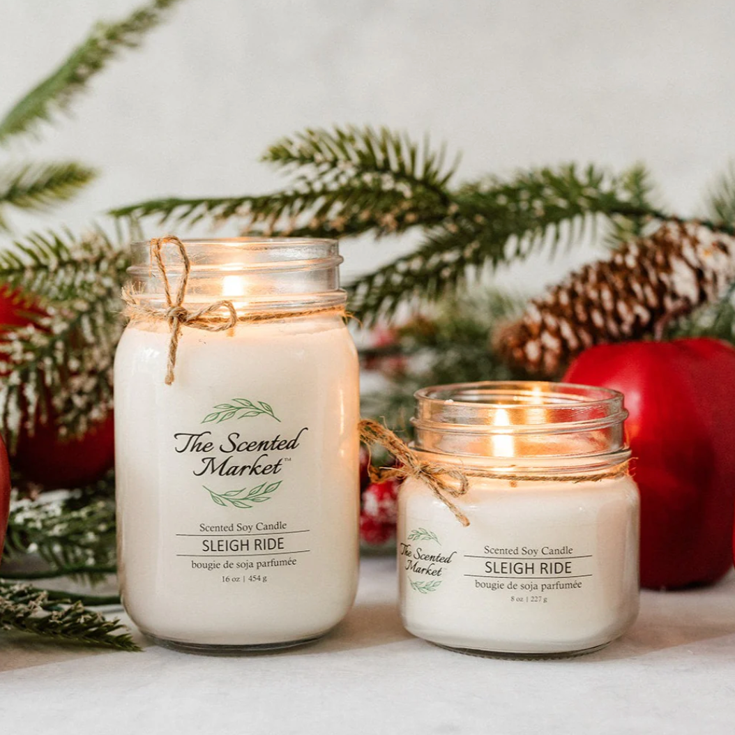 The Scented Market - SLEIGH RIDE Soy Candle