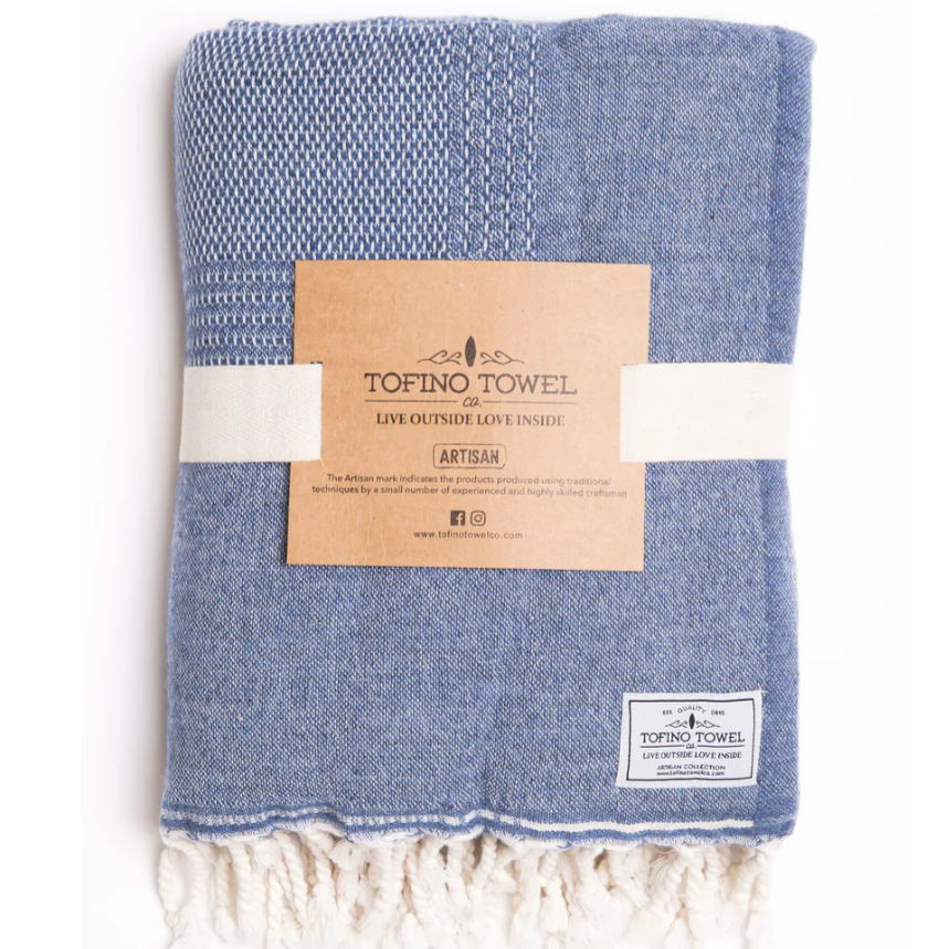 Tofino Towel Co. SHORELINE Wool Blend Throw